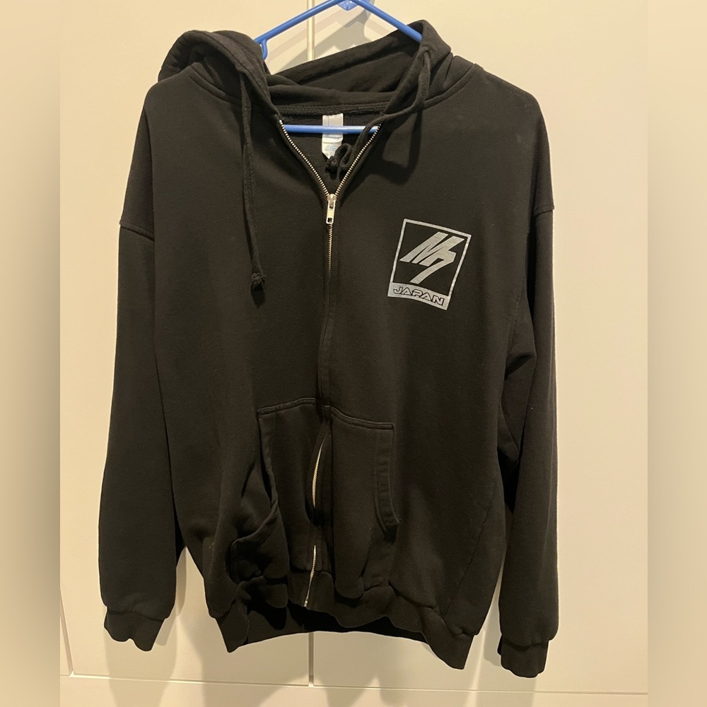 Black Zip-Up Hoodie